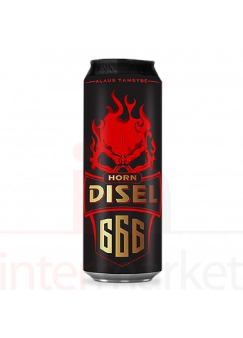 Alus HORN DISEL 666 tamsusis 6,0% 0,568l 
